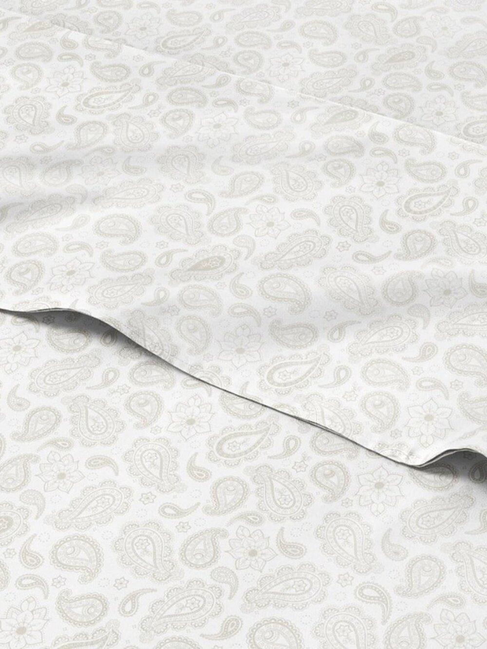 Full Floral Sheets Set, 4 Pieces, Boho, Chic Bed Sheets - Taupe Paisley